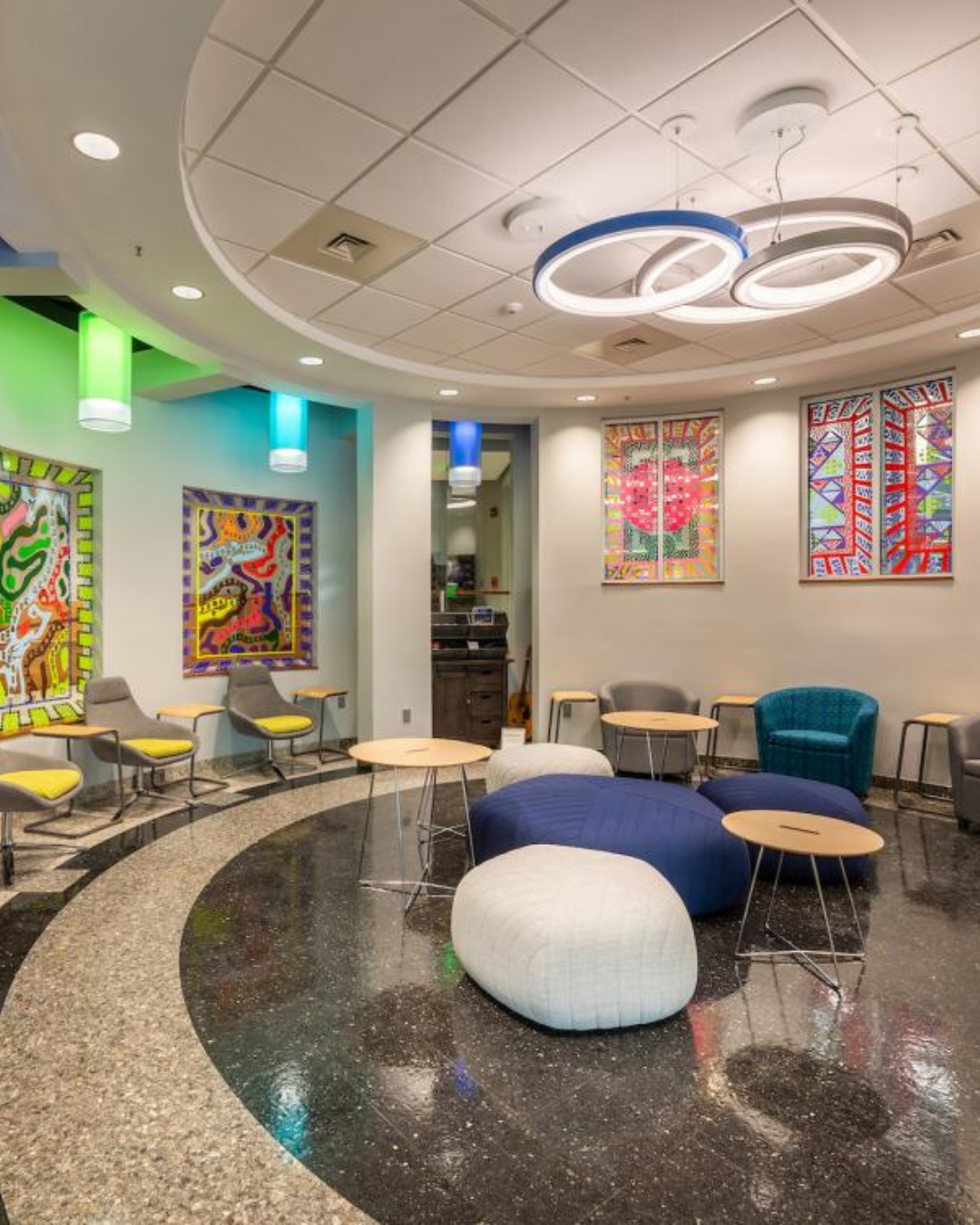 Photo of room inside of Gender and Sexual Diversity Center